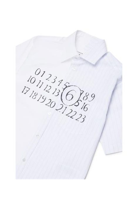 Camicia con logo MM6 KIDS MAISON MARGIELA | M60947 MM07HM6C44